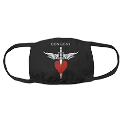 Bon Jovi Heart & Dagger Logo Mask