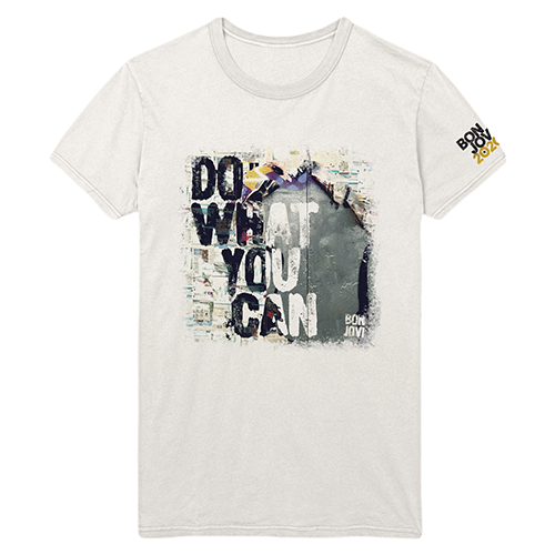 Bon Jovi Do What You Can White Tee