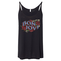 Bon Jovi Forever Roses Women's Slouch Tank
