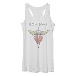 Bon Jovi Classic Heart & Dagger Women's Tank Top