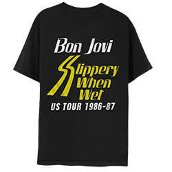 Bon Jovi Slippery When Wet Vintage Tour Tee 